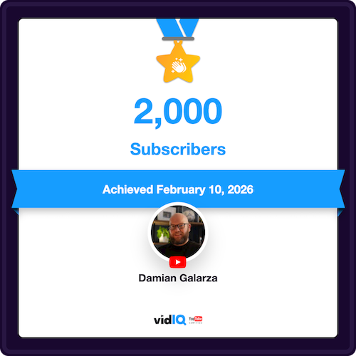 2,000 Subscribers Milestone